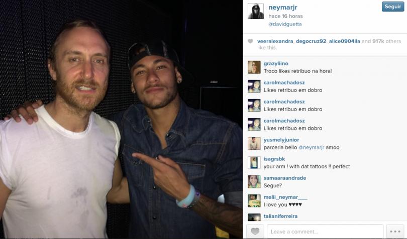Guetta y Neymar Jr