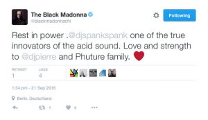 Via Twitter Oficial The Black Madonna 
