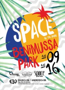 Space in The Park Flayer